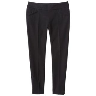 Mossimo Womens Side Zip Ankle Pant   Black 18