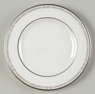 Royal Doulton Ashleigh Bread & Butter Plate, Fine China Dinnerware   Bone, Chain