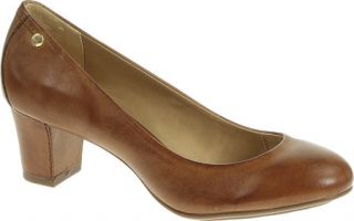 Womens Hush Puppies Imagery Pump   Tan Leather Casual Shoes
