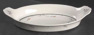 Gorham Ariana Small Oval Oven to Table Baker, Fine China Dinnerware   Town&Count