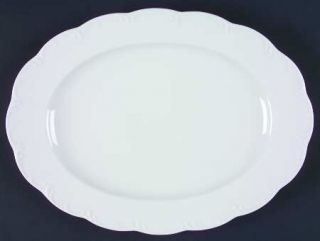 Rosenthal   Continental Monbijou (White) 12 Oval Serving Platter, Fine China Di