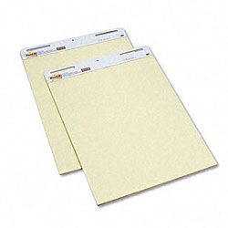 3m Post it Self stick Yellow Ruled Easel Pads