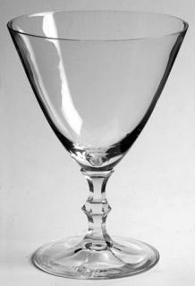 Tiffin Franciscan 17486 Water Goblet   Stem#17486,Plain Bowl,Cut Panels On Foot