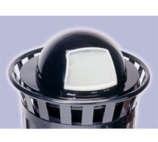 Witt Industries 23.75 in Outdoor Dome Top Lid For M3601 Trash Cans, Black