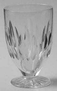 Waterford Eileen Juice Glass   Cut Vertical Lines, Flared Bowl
