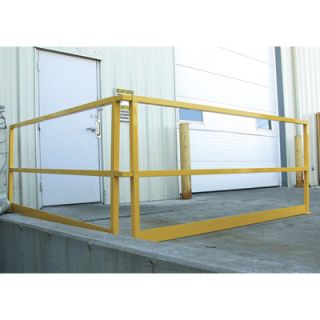 Vestil Steel Square Safety Handrails   48in.L, 42in.H., Model# SQ 48