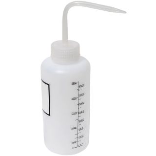 Relius Solutions Narrow Mouth Graduated Wash Bottles   16 Oz. Capacity   Translucent