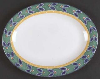 Royal Doulton Rio 13 Oval Serving Platter, Fine China Dinnerware   Fine China,