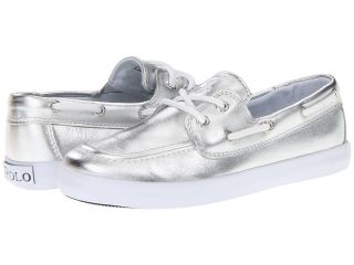 Polo Ralph Lauren Kids Sander Metallic Girls Shoes (Silver)