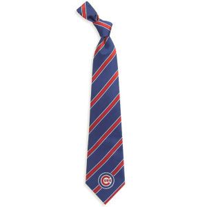 Chicago Cubs Eagles Wings MLB Striped Woven Poly Tie