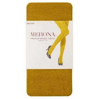 Merona Womens Premium Control Top Opaque Tights   Tibetan Gold XL/XXL