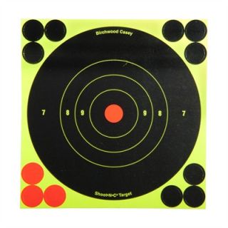 Shoot N C Target   6 Bullseye, 12 Pack