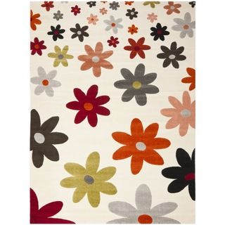 Porcello Daisies Ivory Rug (4 X 57)