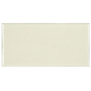 Somertile 3 X 6 inch Cream Ceramic Wall Tile (case Of 64)