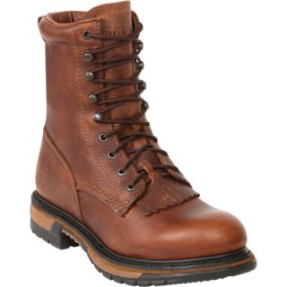 Rocky Ride 8in. Lacer Western Boot   Brown, Size 13 Wide, Model# 2722