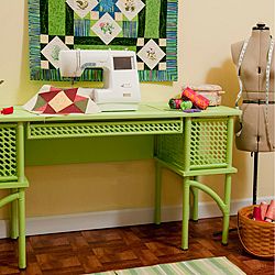 Arrow Florie Pistachio Green Sewing Table By Exponential
