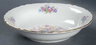 Toscport Juliette Fruit/Dessert (Sauce) Bowl, Fine China Dinnerware   Floral Rim