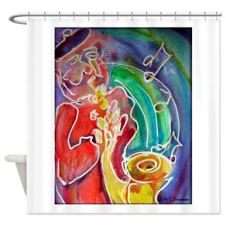  Music Saxophone art Shower Curtain  Use code FREECART at Checkout