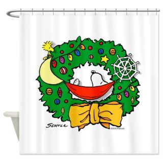  Christmas Wreath Shower Curtain  Use code FREECART at Checkout