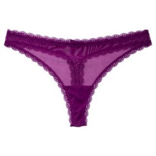 Gilligan & OMalley Womens Mesh Thong   Haywire Purple L