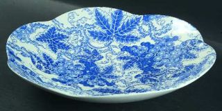Spode Grapes Bowl Scalloped 11, Fine China Dinnerware   Blue Room Collection,Bl