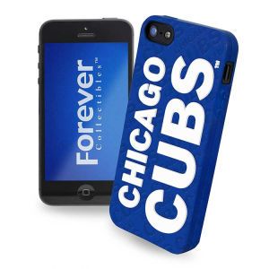 Chicago Cubs Forever Collectibles IPHONE 5 CASE SILICONE LOGO