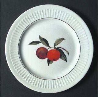 Royal Worcester Shelton Orchard (Gold Verge) Salad Plate, Fine China Dinnerware