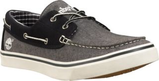 Mens Timberland Earthkeepers® Newmarket Boat Oxford   Grey Chambray Canvas
