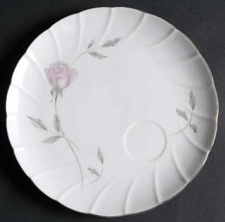 Laurel (Japan) Gladys (Japan) #402 Snack Plate, Fine China Dinnerware   Pink Ros
