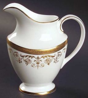 Royal Doulton Belmont Creamer, Fine China Dinnerware   Gold Encrusted Band,Gold