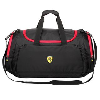 Ferrari Large Sport Bag (BlackHandle drop 24 inchesDimensions 9.4 inches high x 20.8 inches wide x 10 inches deepWeight 3 pounds  )