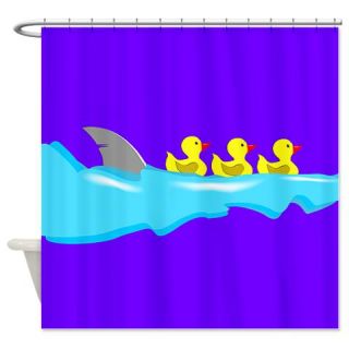  Duck/Shark Shower Curtain (Purple)  Use code FREECART at Checkout