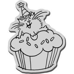 Stampendous Cling Rubber Stamp icing Fluffles