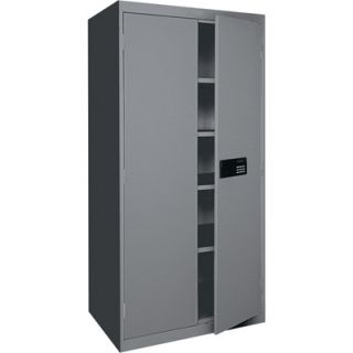 Sandusky Lee Keyless Electronic Cabinet   36in.W x 24in.D x 72in.H, Gray,