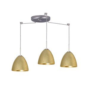 Besa Lighting BEL 3JC 4470GF LED SN Vila Pendant