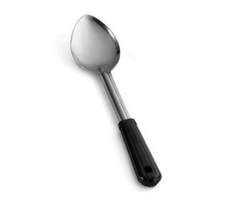 Tablecraft 13 in Solid Stainless Steel Basting Spoon w/ Black Handle