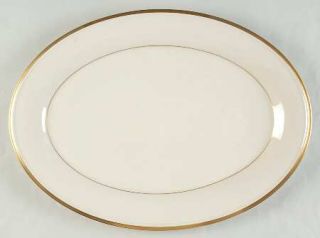 Lenox China Eternal 16 Oval Serving Platter, Fine China Dinnerware   Wide Gold