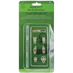 Makins 8 piece Professional Clay Texture Kit