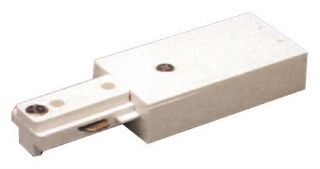 Elco Lighting EP801W Live End Track Connector White