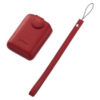 Nikon COOLPIX S01 Camera Case with Strap   Red (25863)