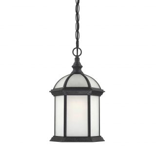 Nuvo Boxwood 1 light Textured Black 19 inch Hanging Fixture