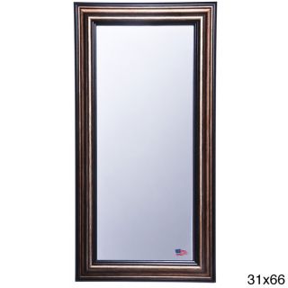 American made Rayne Traditional Bronze Beveled Wall Mirror