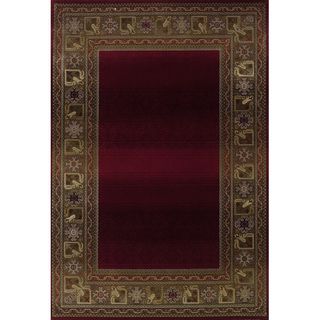 Generations Red/ Green Rug (67 X 91)