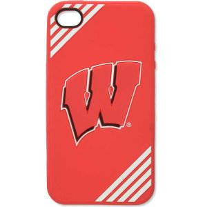 Wisconsin Badgers Forever Collectibles IPhone 4 Case Silicone Logo