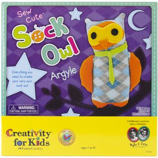 Sew Cute Sock Project Kit owl