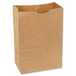 General 1/6 Bbl 65 Paper Bag, Natural Kraft Grocery Sack, Brown