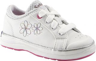 Infant/Toddler Girls Keds Charlotte   White Stretch Smooth Sneakers