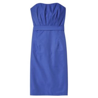 TEVOLIO Womens Plus Size Taffeta Strapless Dress   Athens Blue   26W