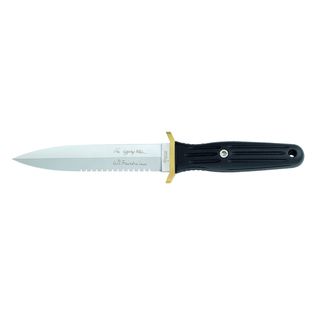 Boker A f 11 Knife (BlackBlade materials 440C Stainless SteelHandle materials Fiberglass reinforced DelrinBlade length 6 inchesHandle length 4.75 inchesWeight 1Includes Kydex sheath and Tek LokBefore purchasing this product, please familiarize yourse