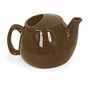 Browne Foodservice 16 oz Brown Ceramic Teapot